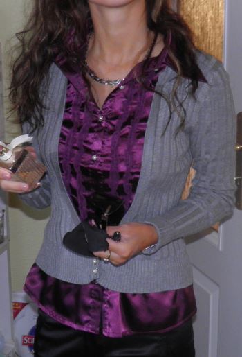 Košieľka s pulovrom, s