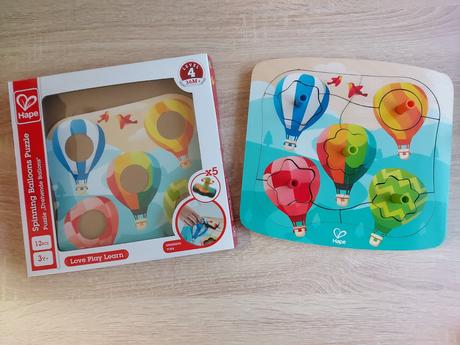 Hape - puzzle s vĺčikmi "balóny" - 36m+, 