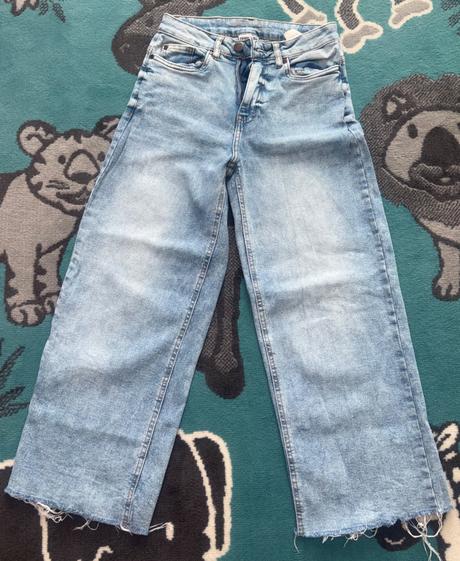 Rifle denim a kratase vero moda v.34..xs, 34