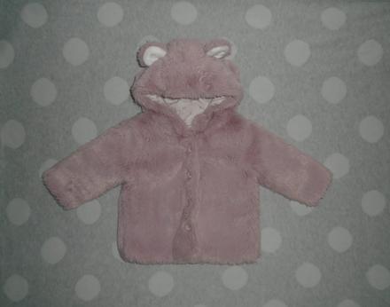 Teplý kabátik na 3 až 6 mesiacov, next,68