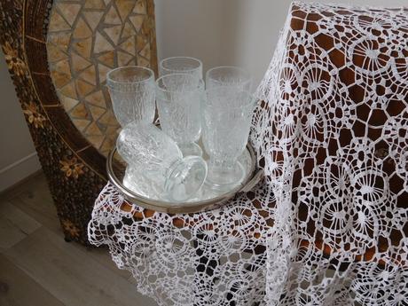 Retro poháre pudingové šľahačkové,6 kusov, 