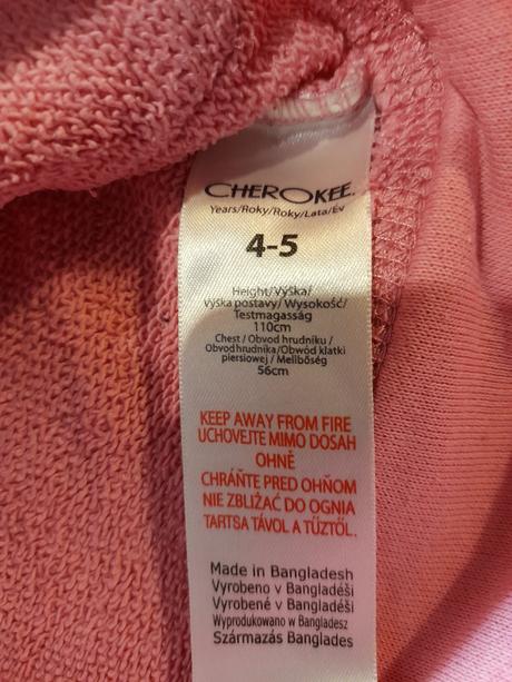 Teplejšia mikinka, cherokee,104
