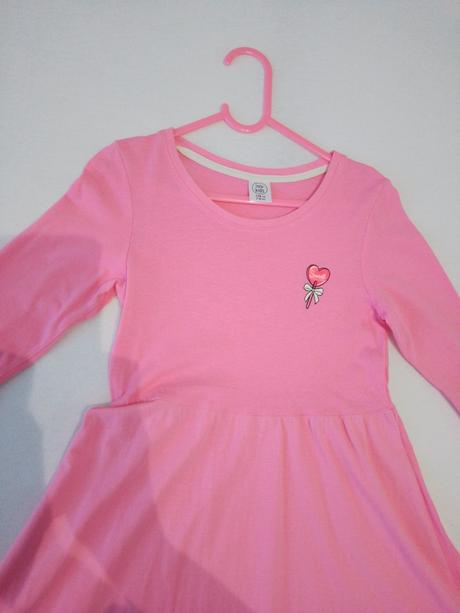 Šaty srdiečko 128, pepco,128