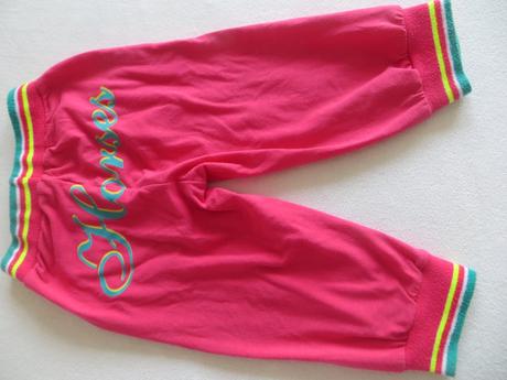 Tepláky červené 3/4, 122