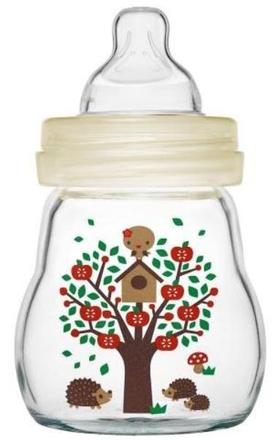 Mam sklenená fľša s cumlíkom 0m+, 170 ml, mam