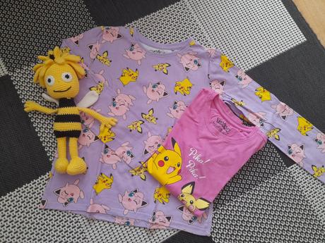 2x tričko pokemon, sinsay,140