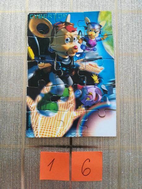 Kinder puzzle -  kus 80 centov, 