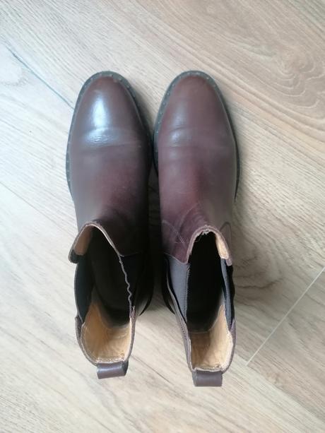 Dámske kožené clenkove topanky gant, gant,37