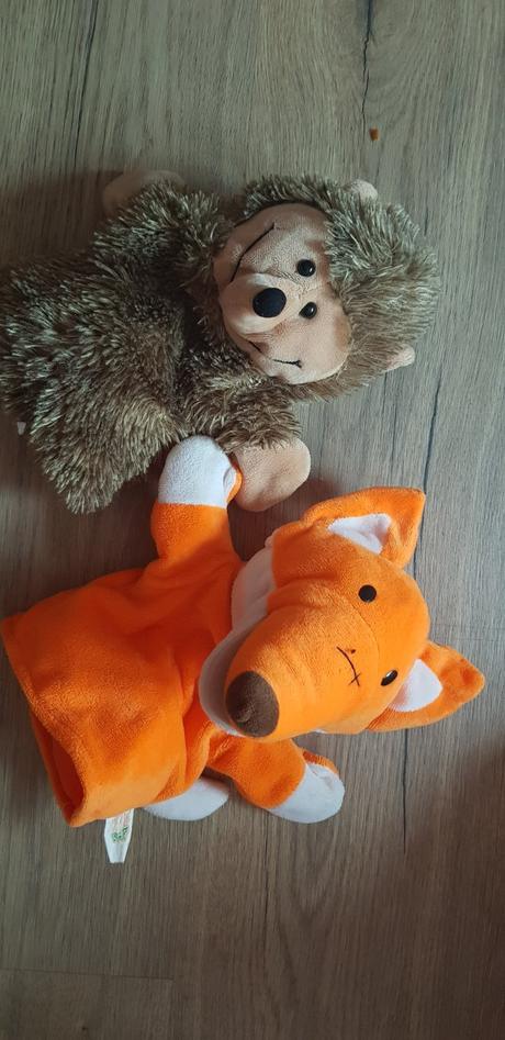 Liska a jezko- maňusky na hranie divadielka, 