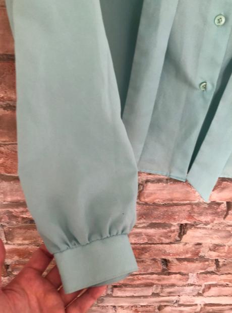 Zelená blúzka s mašľou, s/m, s