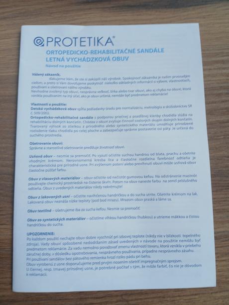 Ortopedické / rehabilitačné sandálky protetika 30, protetika,30