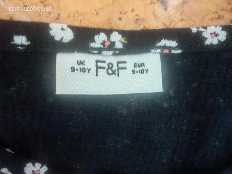 Čierne šaty, f&f,140