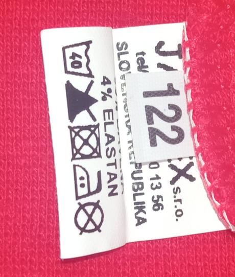 Dievčenské tričko s potlačou červené japitex (122), japitex,122