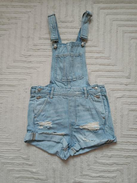 Krátke nohavice s trakmi, h&m,164