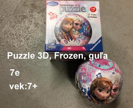 Puzzle aj 3d, vek od 3+ do 14+, 