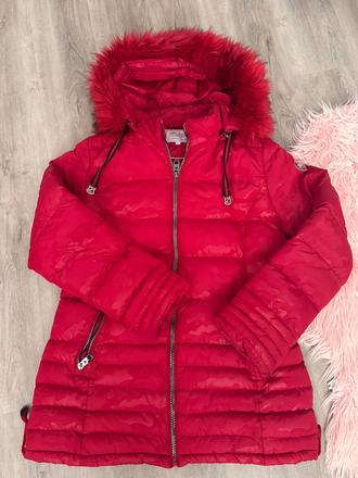 Červená teplá bunda, xxxl