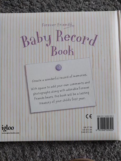 Baby record book, 