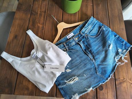 Zara riflová mini sukňa xl, zara,xl