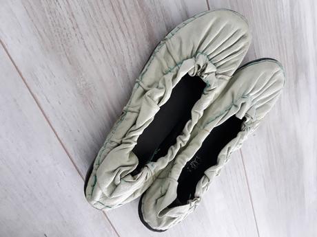 Kožené balerínky s poštovným, 36