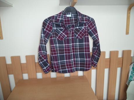 128 košeľa káro, f&f,128