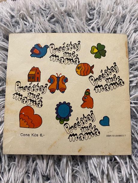 Stará retro miniknižka noc kocúra filemona,