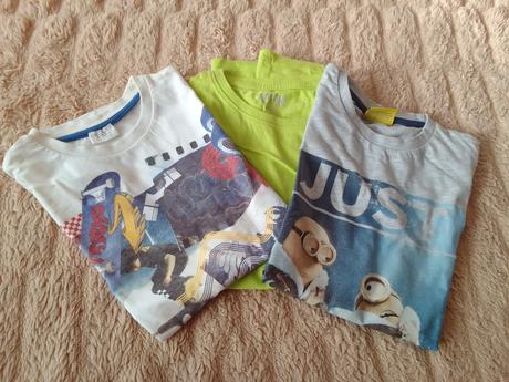 Chlapčenské tričko - 3 ks, f&f,134