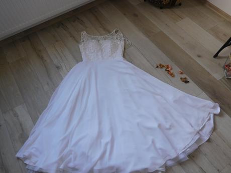 Svadobné šaty 42, v top top stave,, 42