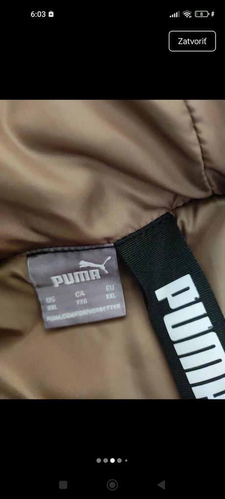 Pánska bunda, puma,xxl