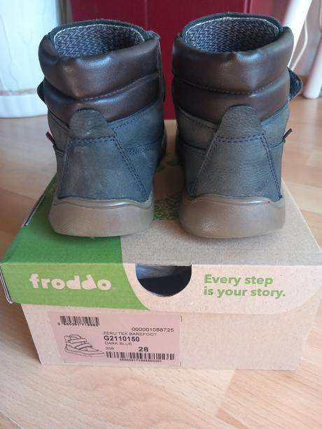 Prechodné barefoot froddo topánky, froddo,28