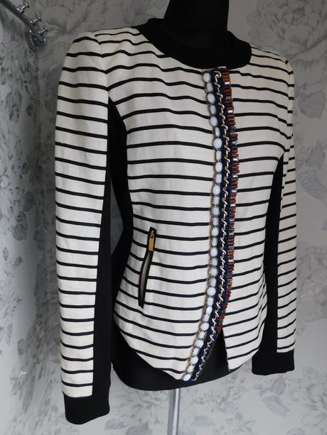 Luxusny lanovy blejzer, pinko,38