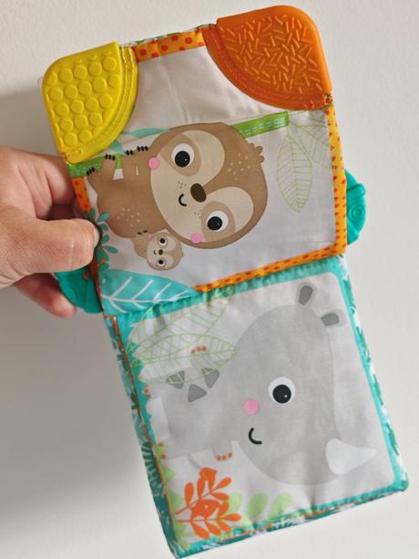 Látková knižka bright starts, 