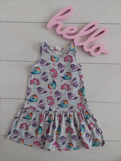 Šaty ponny 98/104, h&m,98