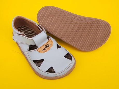 Detské kožené barefoot sandálky pegres, pegres,26 / 27