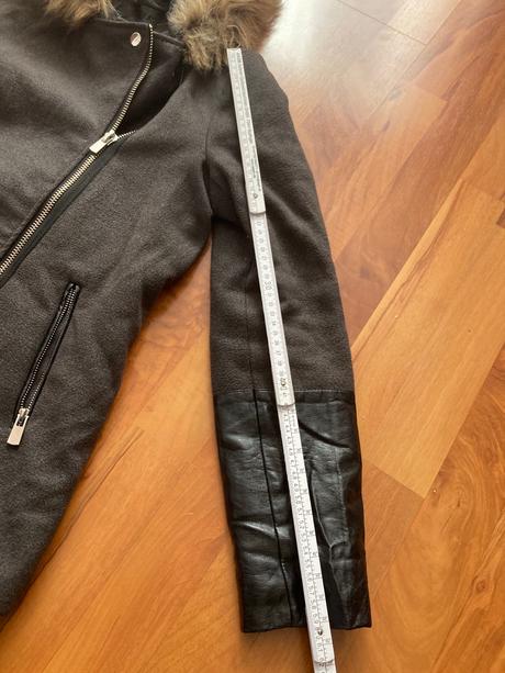 Sedy kabat s kozusinou, amisu,s