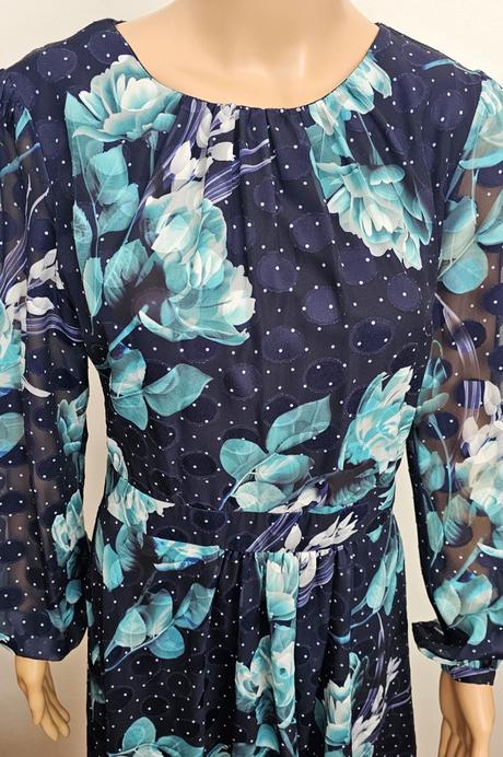 Šaty s kvetmi, orsay,38