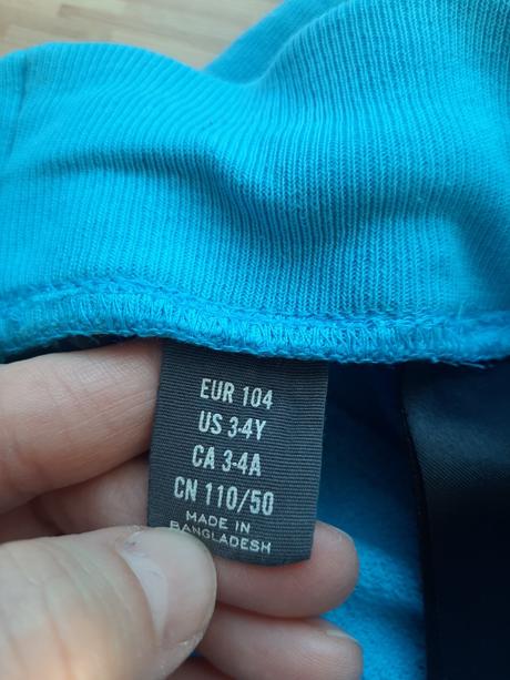 Teplakove kratase, h&m,104