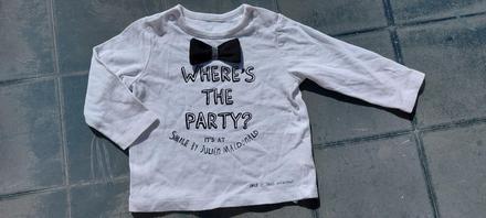 Tricko s motylikom, mothercare,68