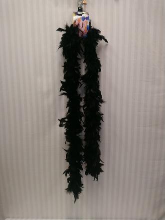 Boa čierne s perím 1,8 m, party hits, 
