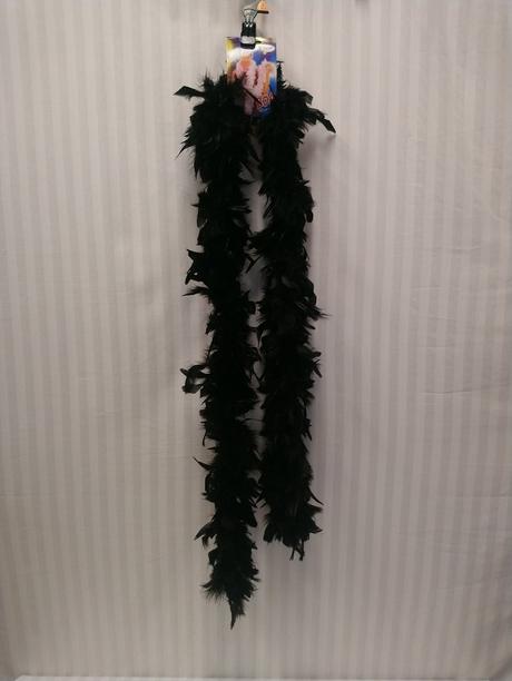 Boa čierne s perím 1,8 m, party hits, 