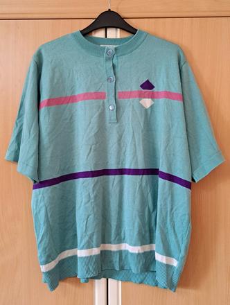 Vintage pulover s krátkym rukávom, 48