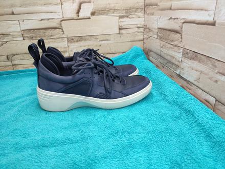 Ecco 37 - dámske kožené tmavomodré topánky, ecco,37