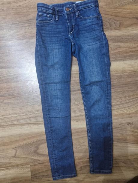 Skinny riflicky, h&m,140