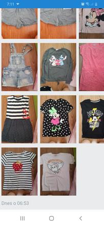 Balík oblečenia pre dievča, 158–170