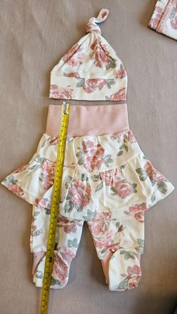 3-dielna súprava body, polodupačky a čapička, 62