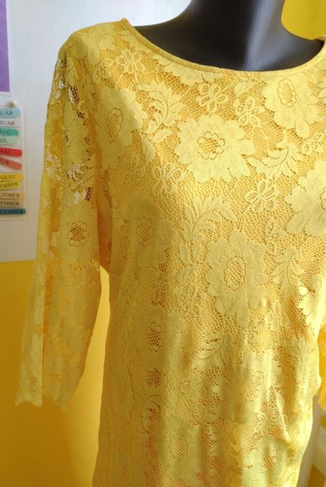 Žlté šaty, bonprix,50