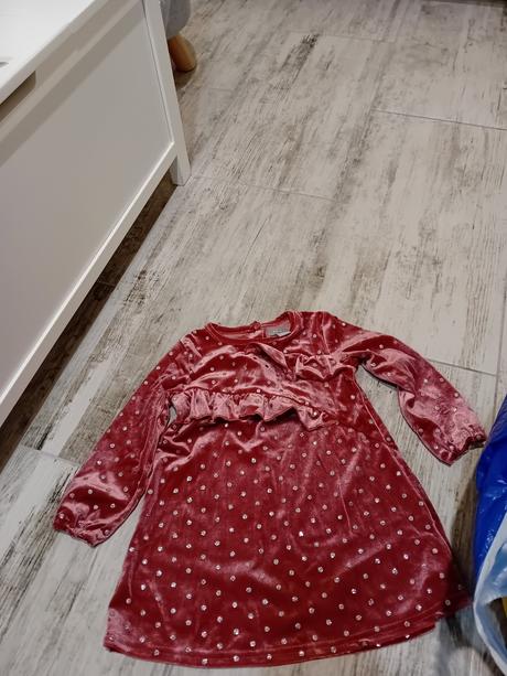 Staroruzove velúrové saticky top stav, primark,92