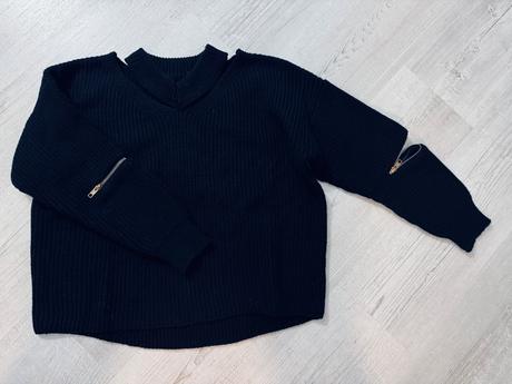 Zaujimavý zimný pulover, 