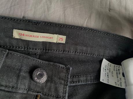 724 high rise straight levis rifle, levis,xs