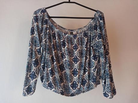 Crop top, tričko, h&m,l