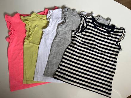 Tričko bez rukávov / tielko 4ks zn.next (veľ.104), next,104